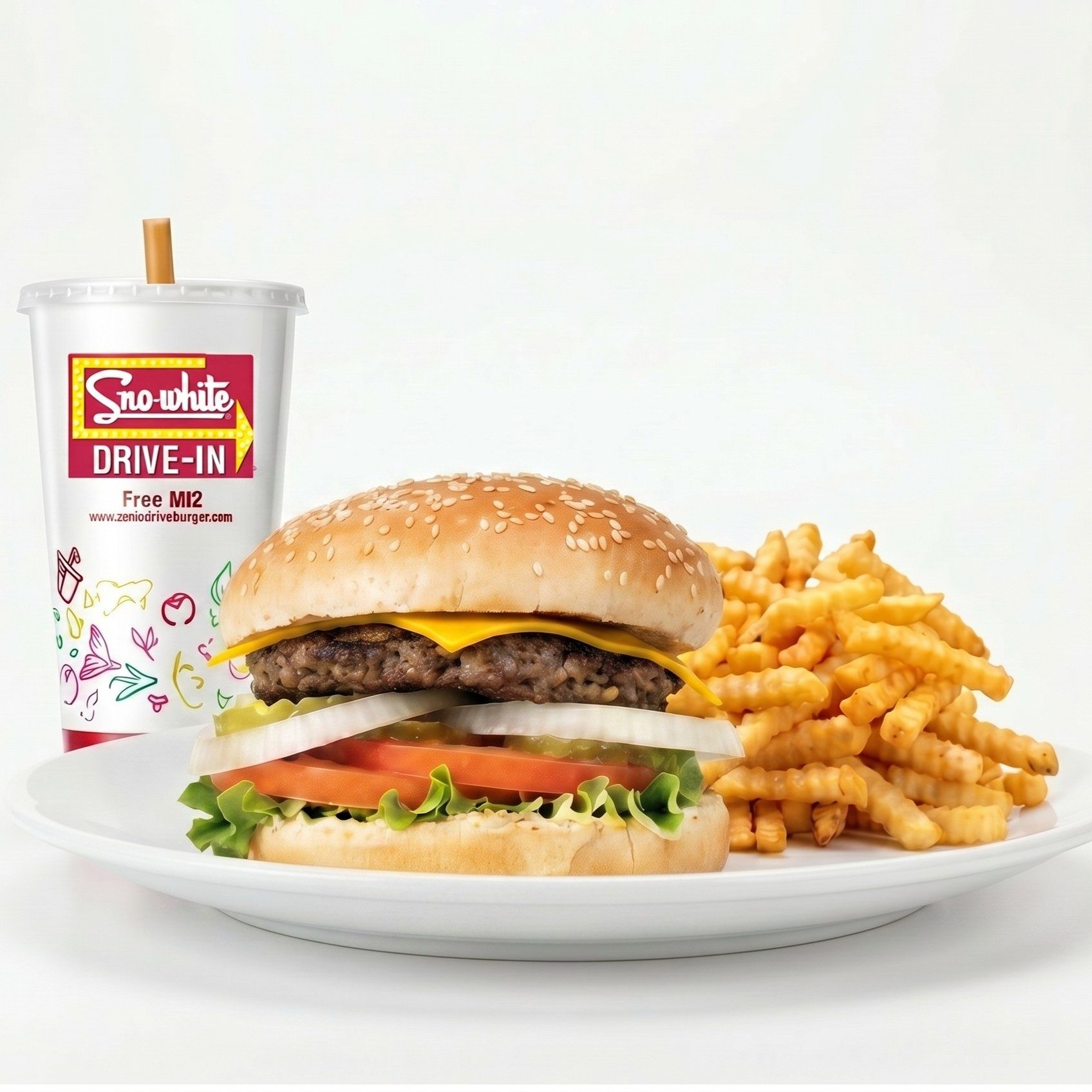 Giant Burger Combo.