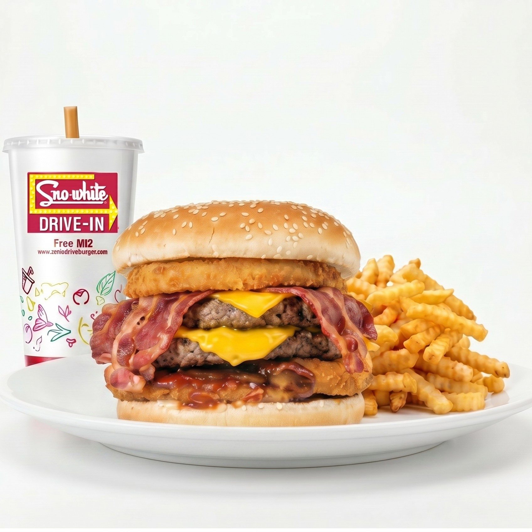 Double Western Burger Combo.